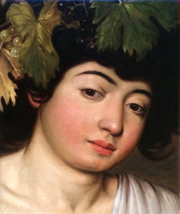 Bacchus, after Caravaggio Jan 18 (586x700, 369Kb)