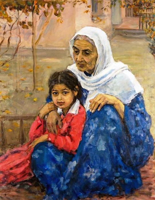 0o4uJwyviN4abdulhak abdullaev 1960babushka i vnuchka (541x700, 83Kb)