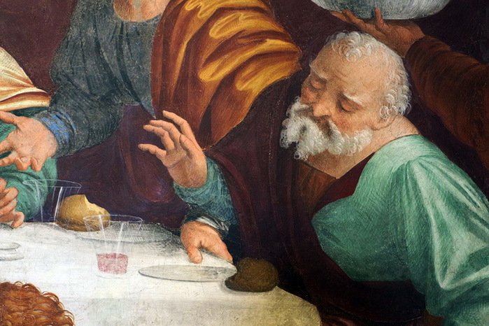 1519-1522 Marriage-at-Canan-detached-fresco-Pinacoteca-del-Castello-Sforzesco 2 (700x466, 139Kb)