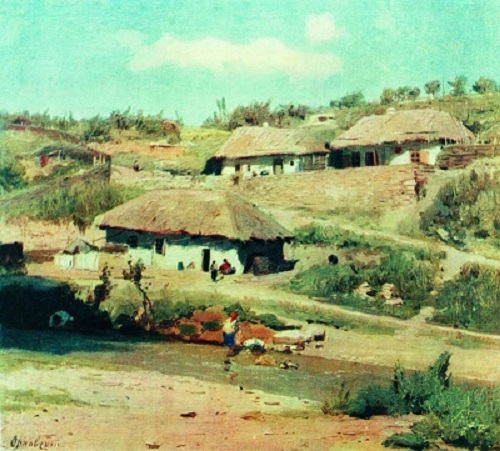 Orlovski_Vladimir_Donatovich_Houses_in_summer_day_1870 (500x451, 100Kb)