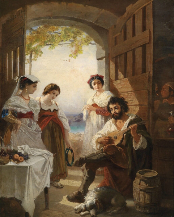 Anton_Romako_Neapolitanische_Schenke (563x700, 420Kb)