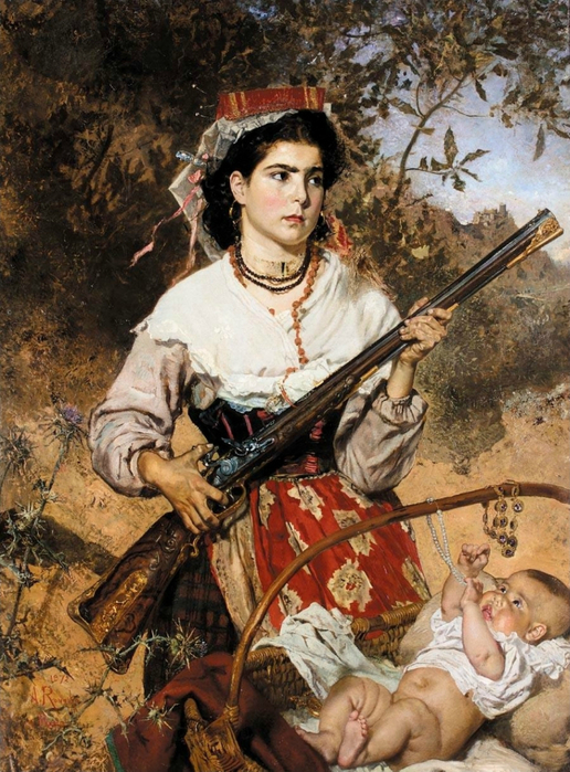 Anton_Romako_-_Die_Brigantessa_(1872) (516x700, 485Kb)