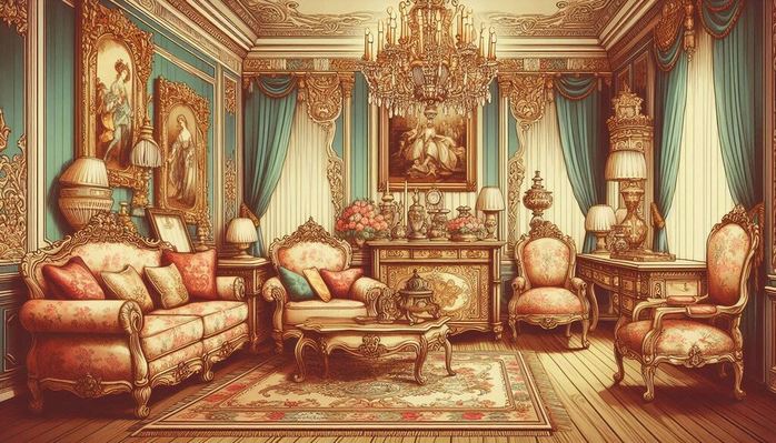 Vintage Styl bunte Illustration (700x399, 85Kb)