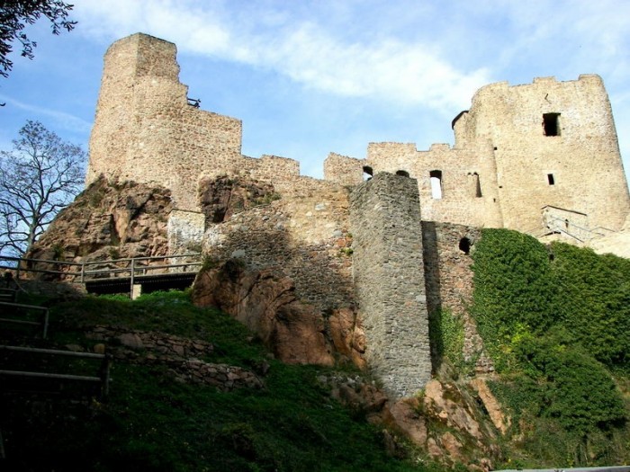 Руины Фрауенстайн, саксония - Burg Frauenstein 18455