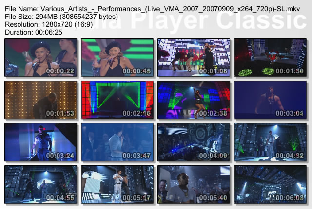 Nelly Furtado, D.O.E., Timbaland feat. Keri Hilson & Justin Timberlake - Various Performances (Live VMA 2007)