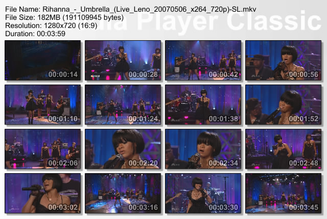 Rihanna - Umbrella (Live Leno 2007)