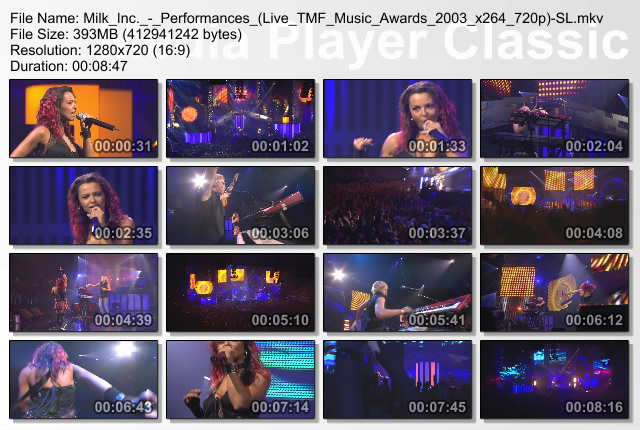 Milk Inc. - Performances (Live TMF Awards 2003)
