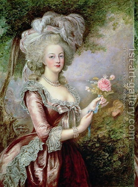 ouise Campbell Clay : Marie Antoinette (1755-93) after Vigee-Lebrun