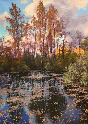 Осенний пруд. 2006г.