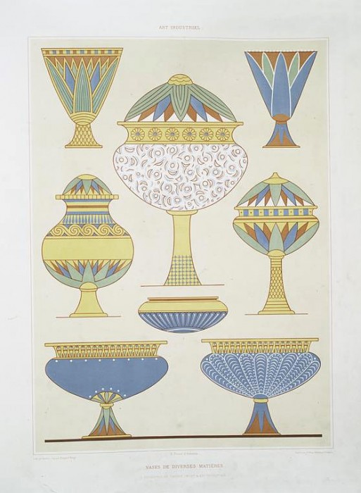 египетские вазы 
