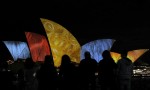 Сиднейская Опера. Яркий Сиднейский фестиваль (Vivid Sydney Festival) - праздник света, музыки и идей в Сиднее, 27 мая 2010 года.