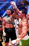 WBC Супертяжелый Чемпионат мира по боксу. Бой между Виталием Кличко из Украины и Альбертом Сосновским из Польши на Veltins Арене в Гельзенкирхене, Германия, 29 мая 2010 года. 