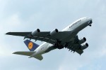 Lufthansa Airbus A380. Аэрокосмический салон ILA Berlin Air Show, Берлин, 8-13 июня 2010 года.