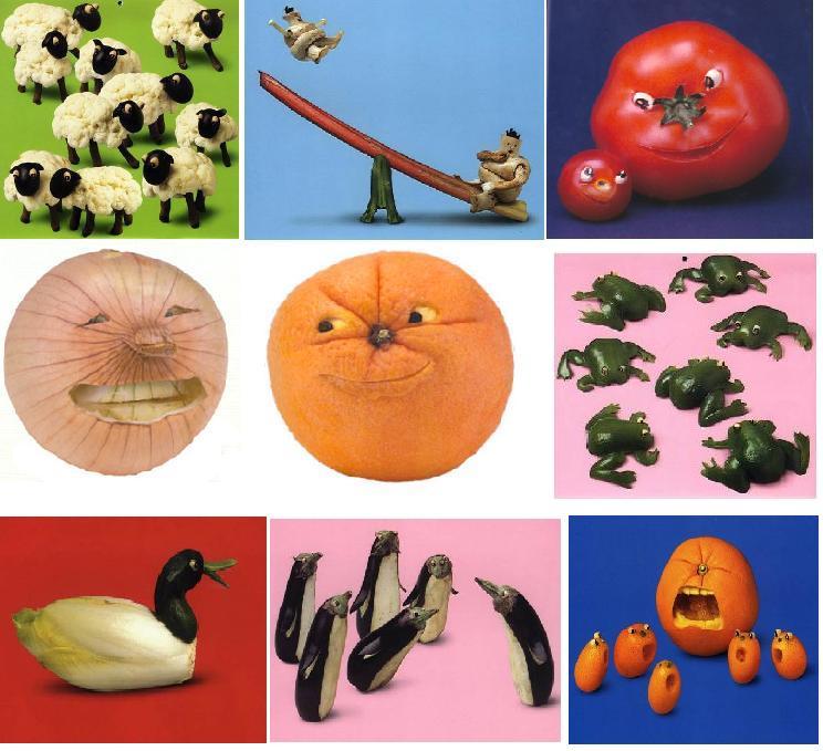 Поделки из овощей и фруктов: 10 простых и красивых идей