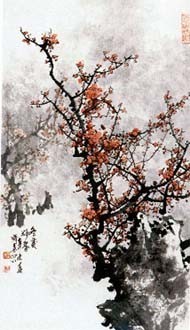 Цветущая вишня. Ван Чэн-си (Wang Chengxi)