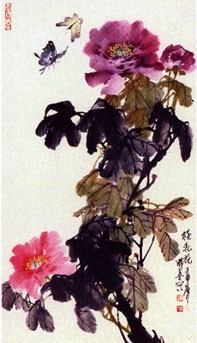 Цветы и бабочки. У Чан-ши (Wu Chang-shi)