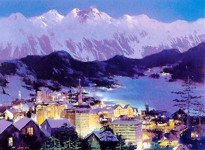 ST. MORITZ NIGHTFALL