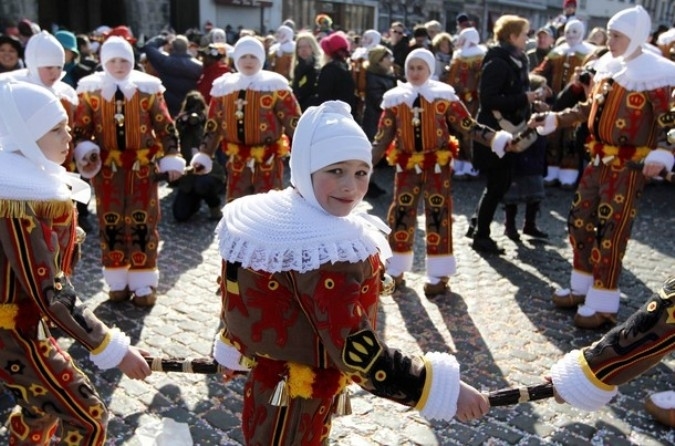 Бенш карнавал (Binche carnival) в Бельгии, 6-8 марта 2011 года.