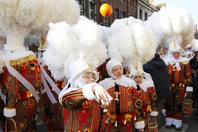 Бенш карнавал (Binche carnival) в Бельгии, 6-8 марта 2011 года.