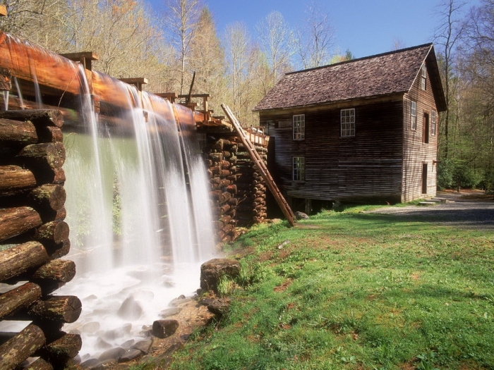 Mingus Mill, Great Smoky Mountains National Park, North Carolina.