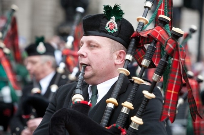 Парад Святого Патрика (St Patrick's Day parade) в Лондоне, 13 марта 2011 года.