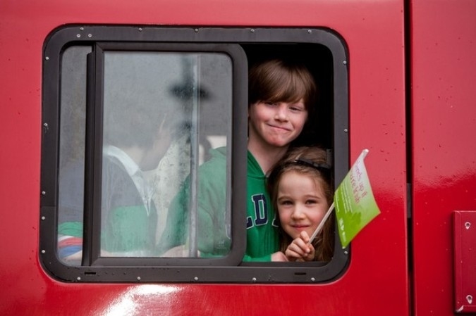 Парад Святого Патрика (St Patrick's Day parade) в Лондоне, 13 марта 2011 года.