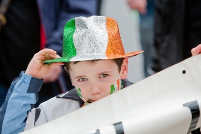 Парад Святого Патрика (St Patrick's Day parade) в Лондоне, 13 марта 2011 года.