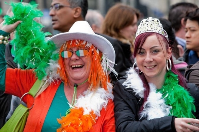 Парад Святого Патрика (St Patrick's Day parade) в Лондоне, 13 марта 2011 года.