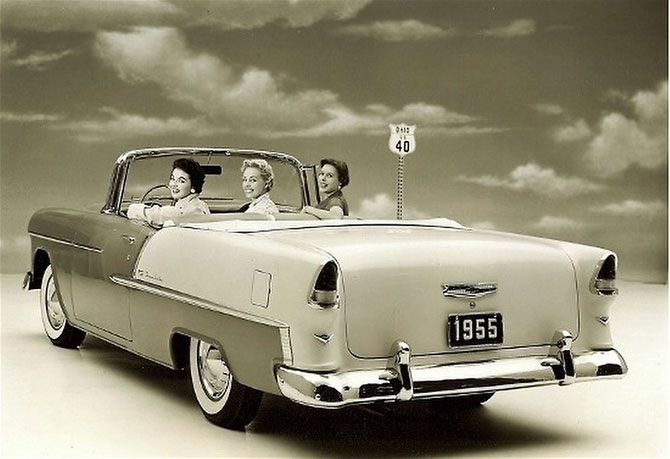 Chevrolet Belair Convertible 1955 release.