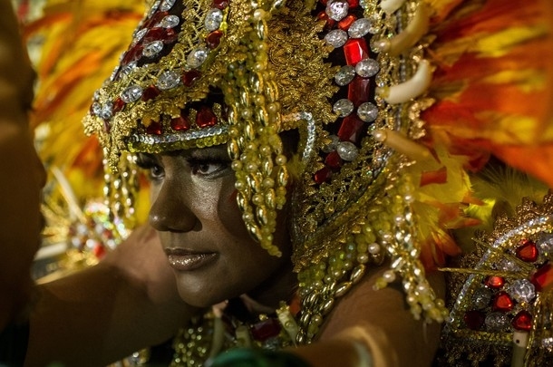 Карнавал в Сан-Паулу (Carnival in Sao Paulo), Бразилия, 17-18 февраля 2012 года.