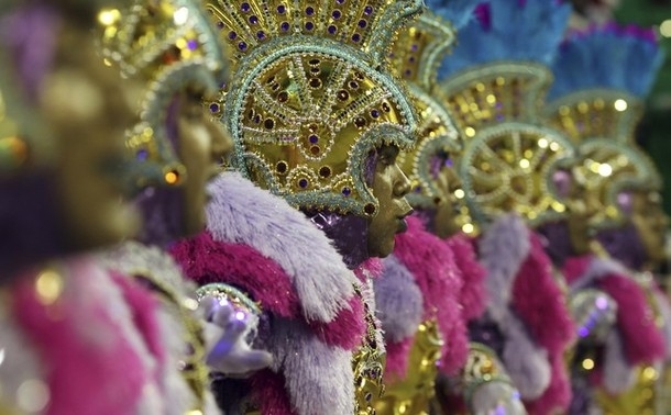 Карнавал в Сан-Паулу (Carnival in Sao Paulo), Бразилия, 17-18 февраля 2012 года.