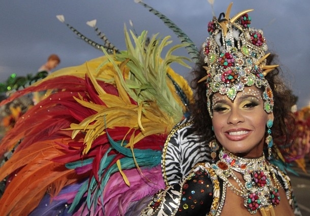 Карнавал в Сан-Паулу (Carnival in Sao Paulo), Бразилия, 17-18 февраля 2012 года.