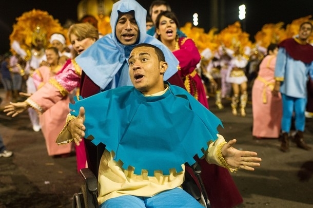 Карнавал в Сан-Паулу (Carnival in Sao Paulo), Бразилия, 17-18 февраля 2012 года.