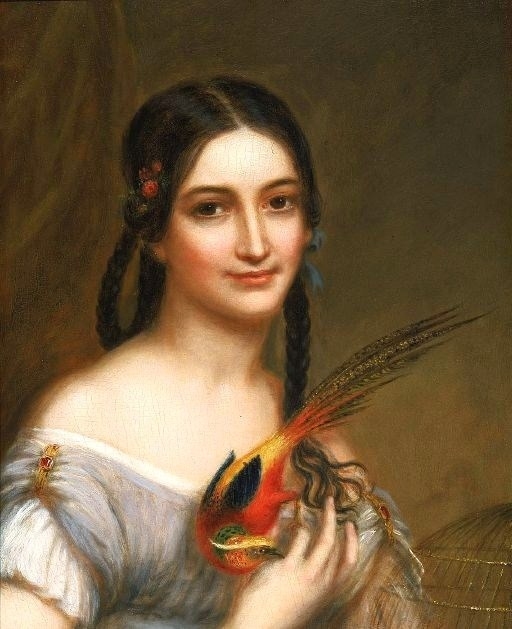 Charles Bird King (American painter, 1785–1862) Miss Satterlen