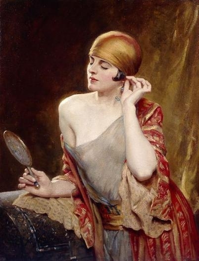 Looking in the Mirror - Albert H. Collings