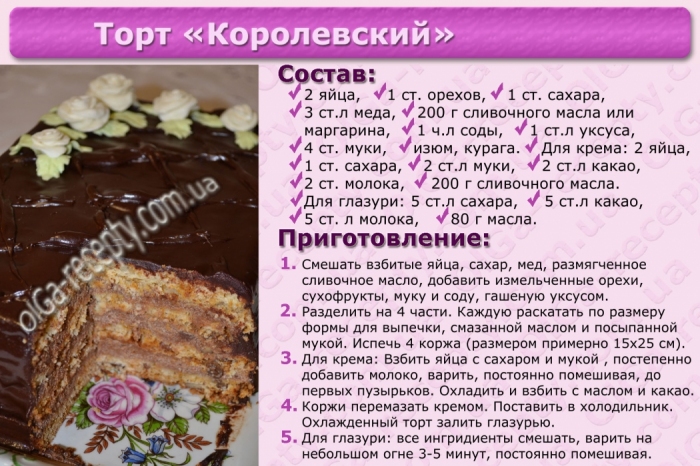 Самый лучший рецепт торта в домашних условиях