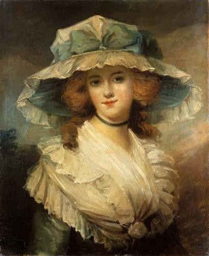 George Romney  Portrait of a lady.