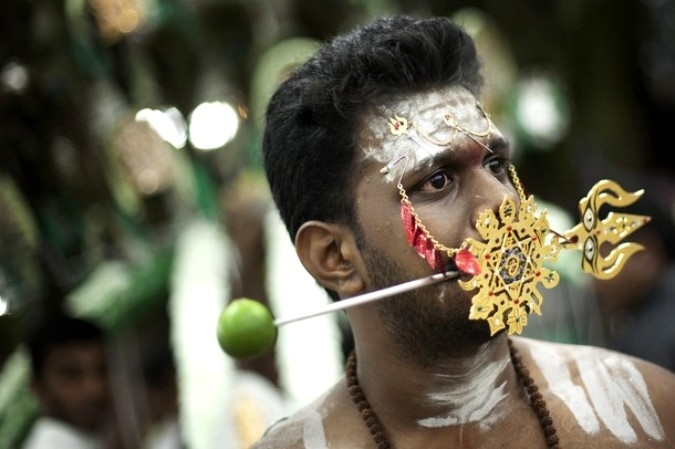 Индуистский Тайпусам фестиваль (Hindu festival Thaipusam), Куала-Лумпур, Малайзия, 19-20 января 2011 года.