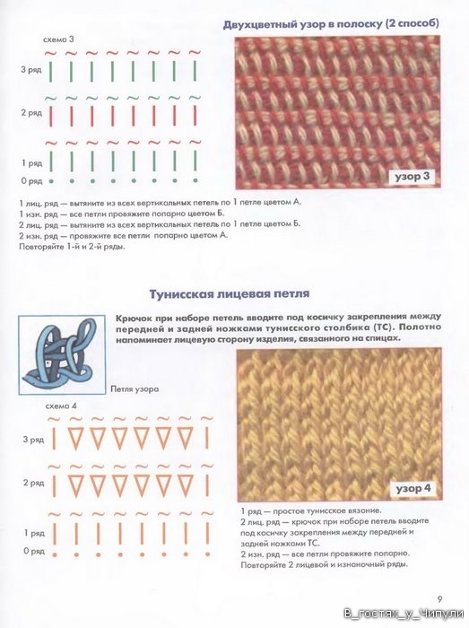 Книга: Тунисское вязание. Техника, узоры, модели. Т.П. Абизяева. 2832362_aa_0008
