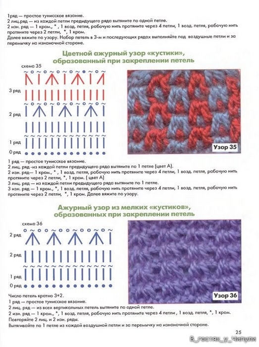 Книга: Тунисское вязание. Техника, узоры, модели. Т.П. Абизяева. 2832378_aa_0024