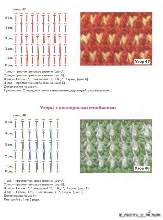 Книга: Тунисское вязание. Техника, узоры, модели. Т.П. Абизяева. 2832384_aa_0030