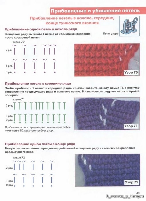 Книга: Тунисское вязание. Техника, узоры, модели. Т.П. Абизяева. 2832396_aa_0042