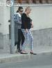        , Adriana Lima walkes with her daughter Valentina