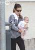        , Adriana Lima walkes with her daughter Valentina