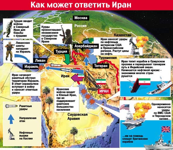 Карта ракетных ударов израиль