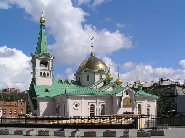 Вознесенский собор Новосибирск изнутри