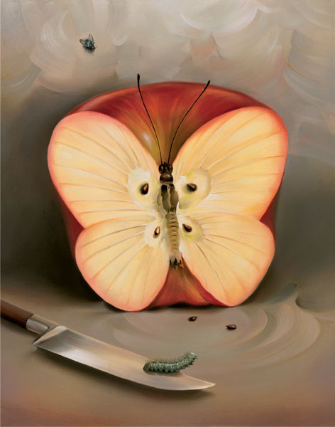 Butterfly apple