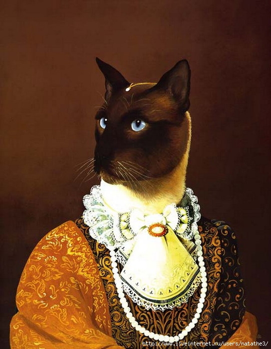 Картины коты аристократы