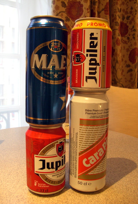      Jupiler,  Carapils,   Maes