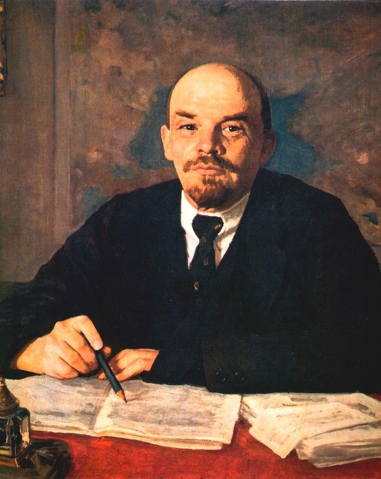 А. Михайловский. В.И.Ленин. Сентябрь 1918 года. 1924